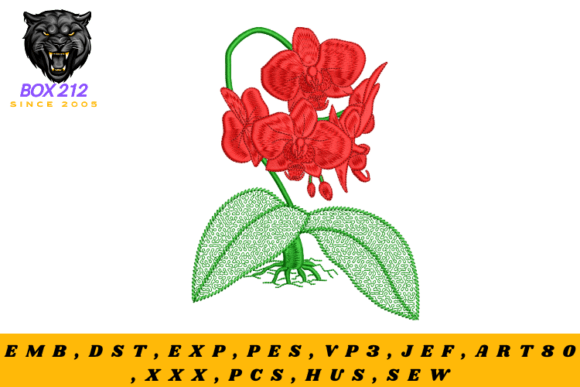 A Playful Floral Embroidery Design