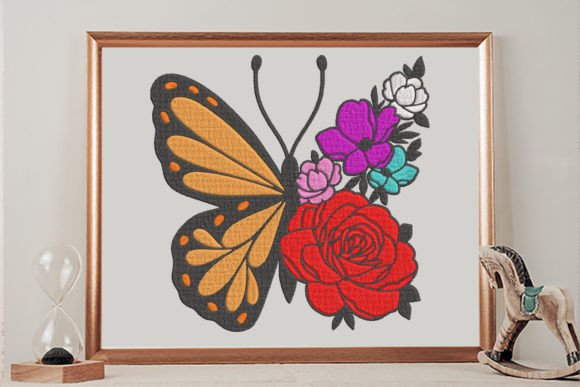 Butterfly Floral: A Boho Embroidery Design Worth Personalizing