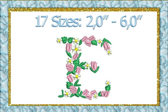 Letter E Embroidery: A Floral Vine Monogram Review