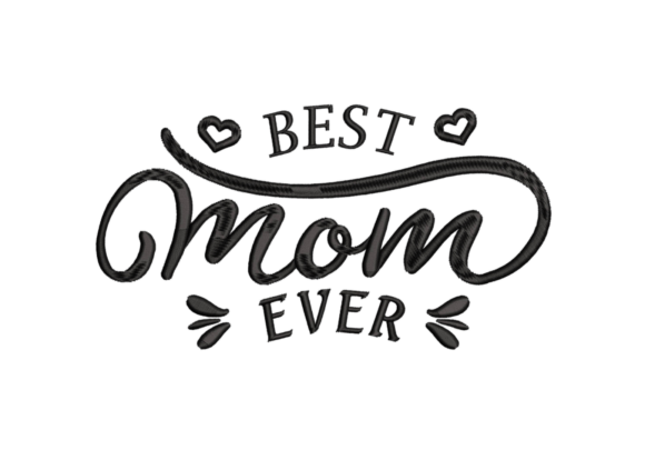 Mom: A Craft Fair-Ready Embroidery Design